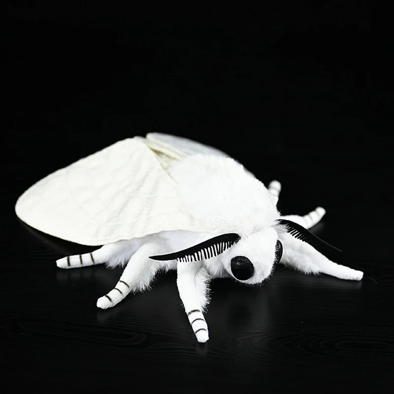 

Cute Fall Webworm Plush Toy High-Quality Hyphantria cunea Realistic Soft Simulation Stuffed Doll Lifelike Animals Model Gift