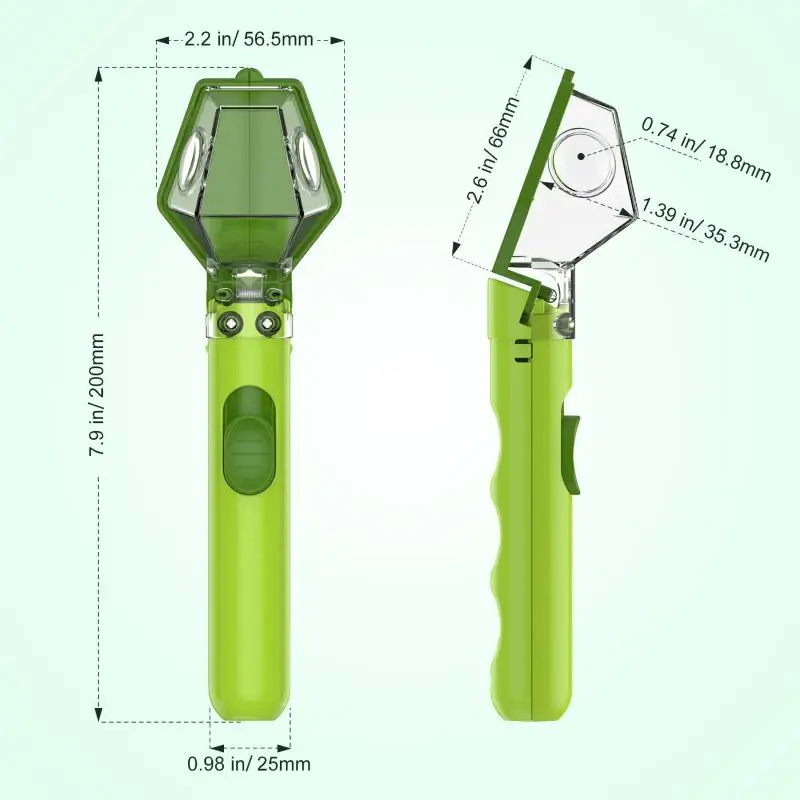 Boîte d'observation des insectes pour enfants avec loupe 2X, attrape-insectes pour la découverte et l'observation de la nature en extérieur