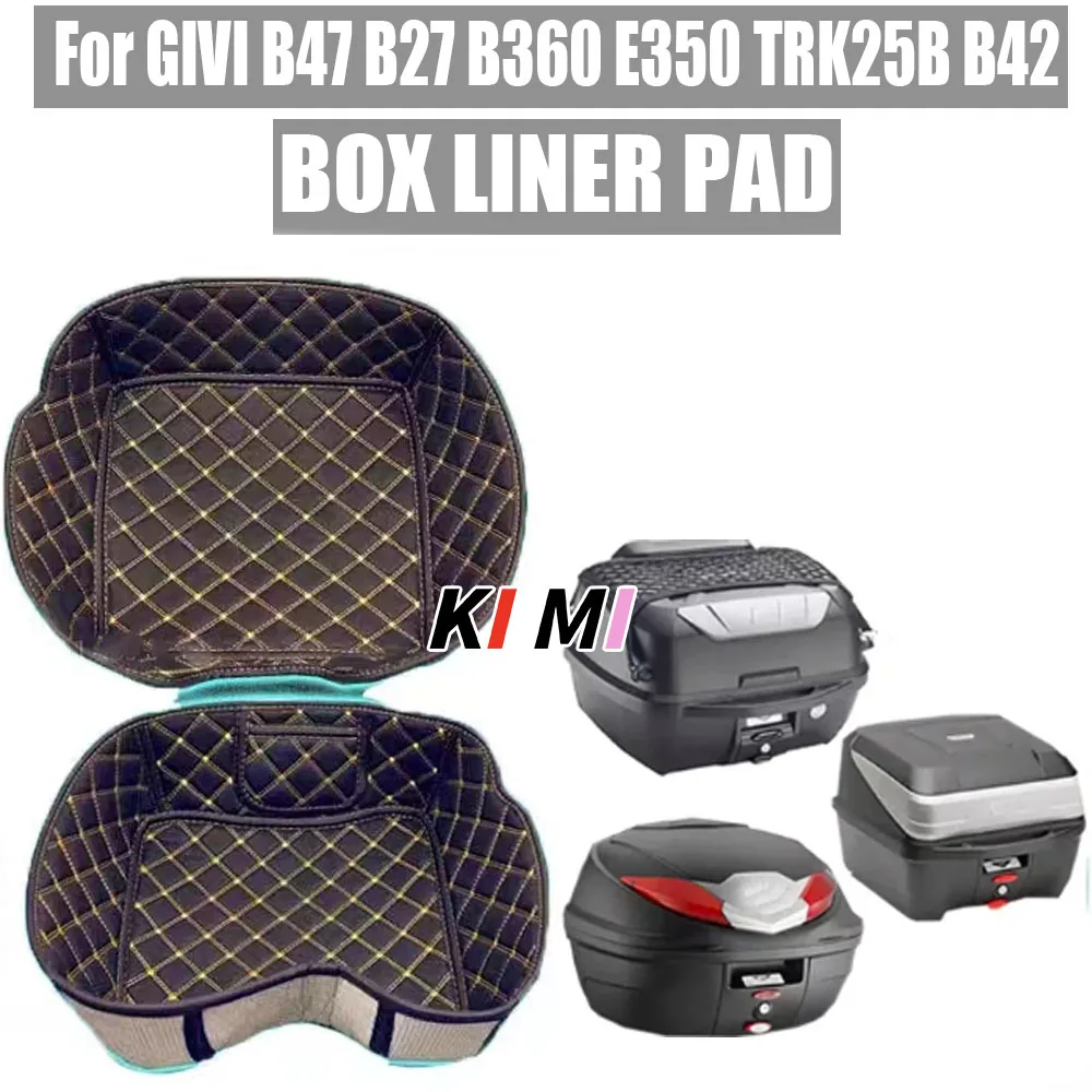 

For GIVI B47 B42 B27 B360 TRK52B E350 Rear Seat Trunk Bag Motorcycle Portable Inner Liner Pads Lining Protector