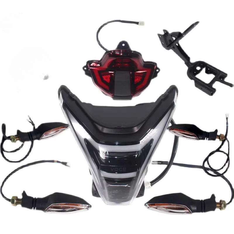 Accesorios para Motocicleta LONCIN VOGE LX300DS 300-6P 300-6L, Luces Intermitentes Izquierda y Derecha, Luces de Matrícula, Luces Traseras