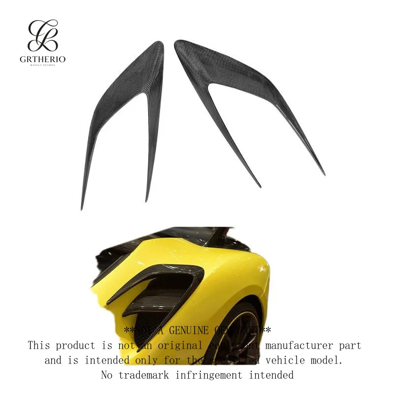 Suitable for Ferrari 488 with added carbon fiber , fender , and rear intake air vents