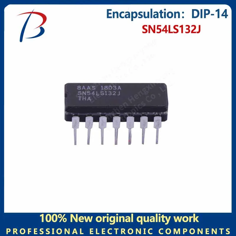 5pcs  SN54LS132J package DIP-14 trigger chip