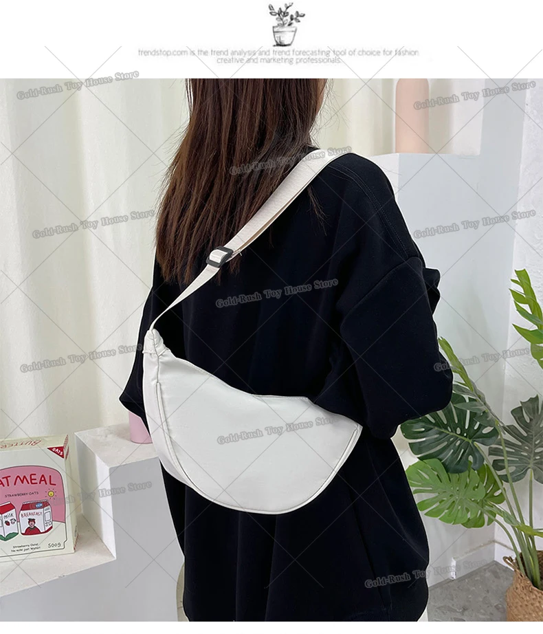 Kawaii Miffys Crossbody Crescent Bag Cute Rabbit Sling Shoulder Bag Underarm Phone Pouch Cartoon Bunny Daily Travel Fanny Packs view 3