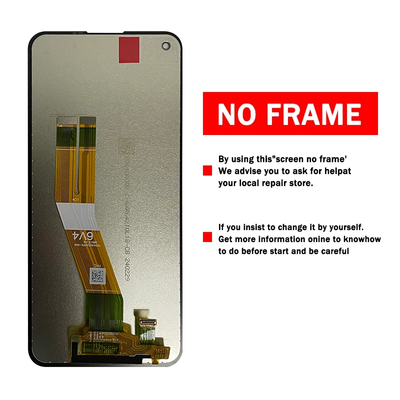 Tela de toque LCD com moldura, montagem para Samsung A11, A115, SM-A115F, SM-A115F, DS, SM-A115M, DS, DS, alta qualidade