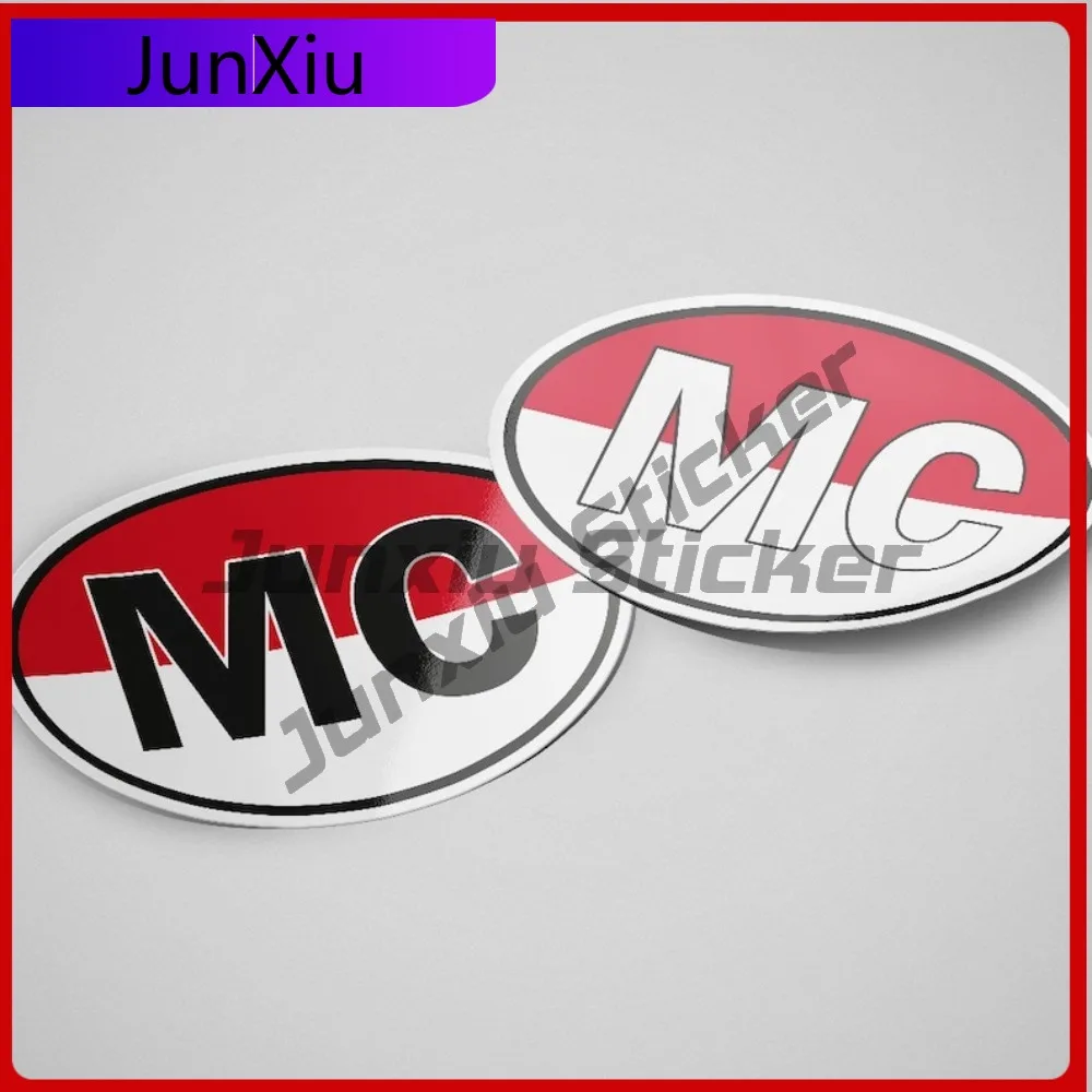 

Monaco MC Sticker Cool Door Trim Refrigerators Creative Laptops SUVs Waterproof Scratch Resistant Vehicle Decor Car Styling