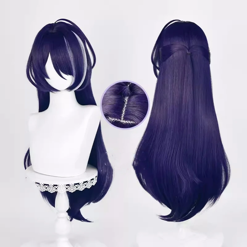 Anime Acheron Cosplay Wig Game Honkai: Star Rail Women Wigs Heat Resistant 85cm 118cm Long Hair Accessory Carnival Gift Freesize