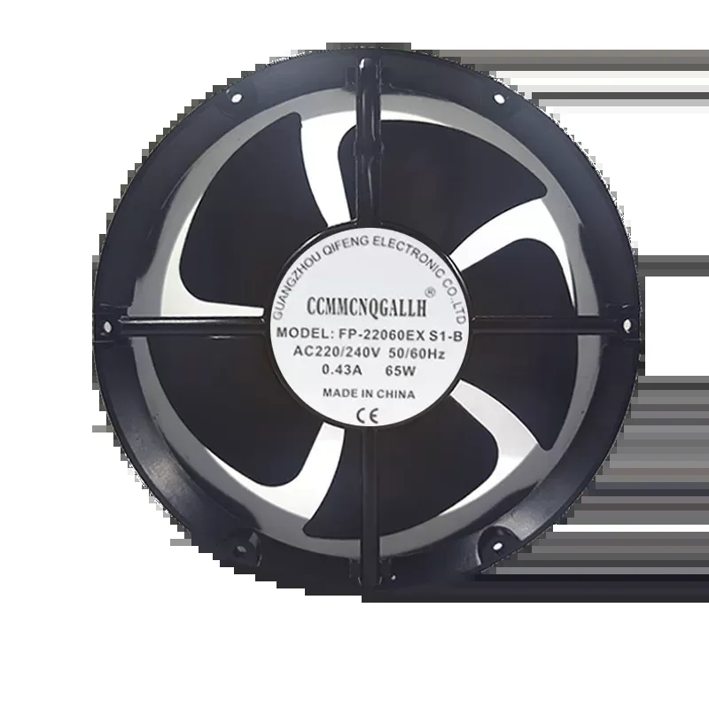 For 22CM cooling fan 22060 220V 65W FP-20060EX-S1-B cabinet fan, axial flow fan