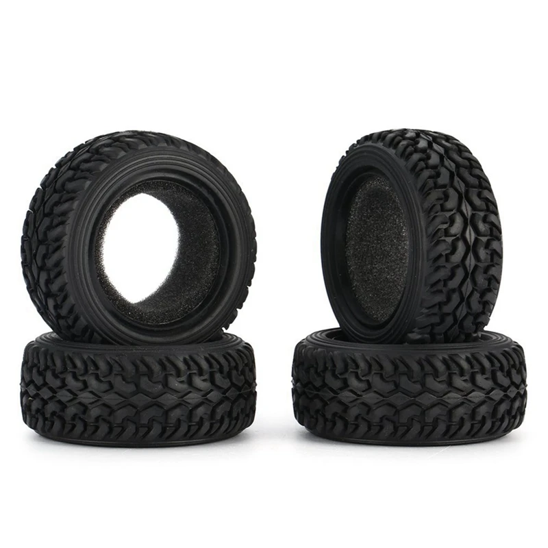 4Pcs 75Mm 1/10 RC On-Road Drift Touring Car Rubber Tire Wheel Tyre For Sakura Traxxas HSP Tamiya HPI Kyosho Redcat