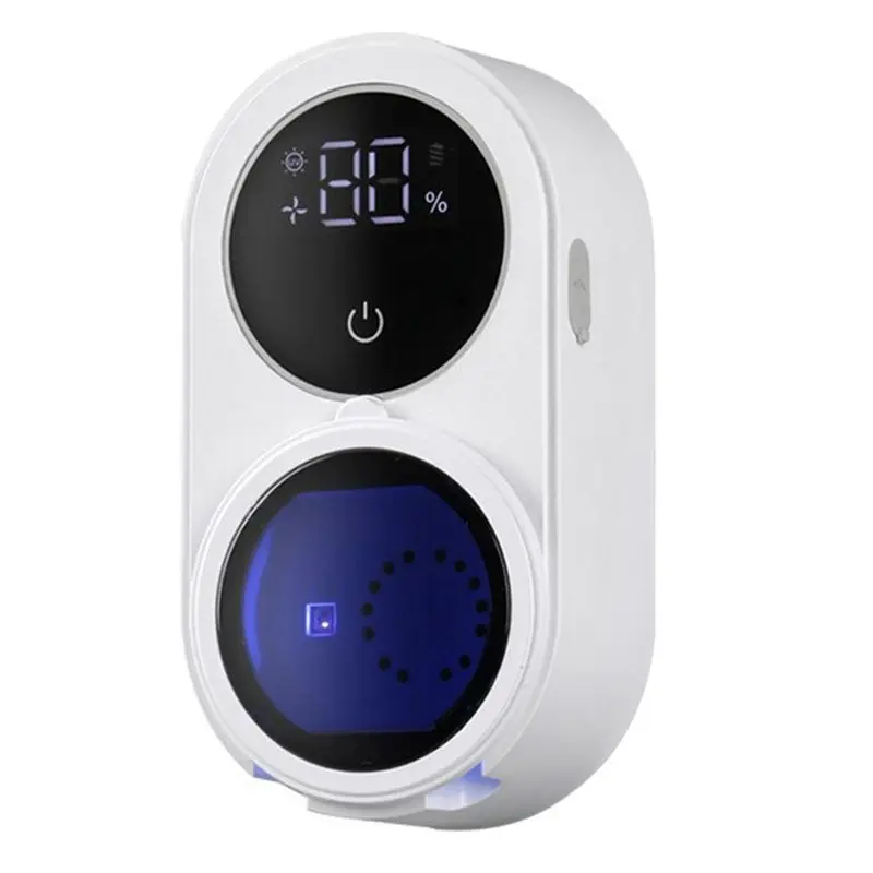 

M04K Toothbrush Holder And Cleaner Automatic Rotating Cover Wall Mounted For Bathroom Light Cleaning Fan Drying Smart Home