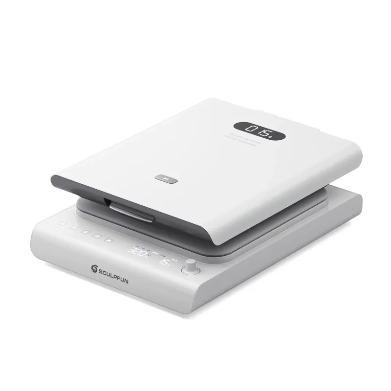 

New Arrival H1 Automatic Logo Printer DIY Portable Mini Heat Transfers Press Machines 15"x15" for T-Shirt