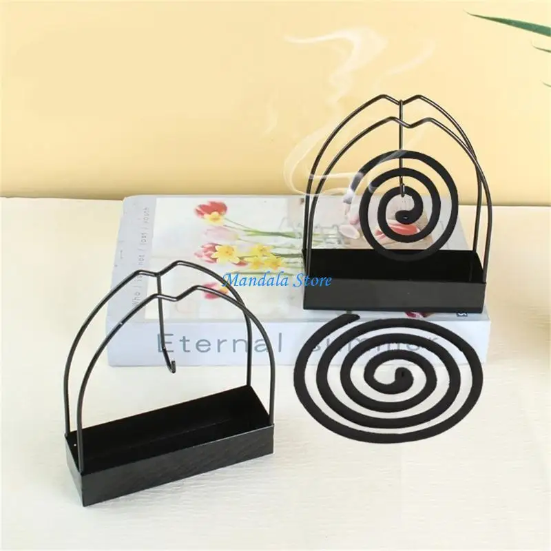 

U2JC Spirals Mosquitoes Coil Holder Iron Mosquitoes Coil Frame Insect Repellents