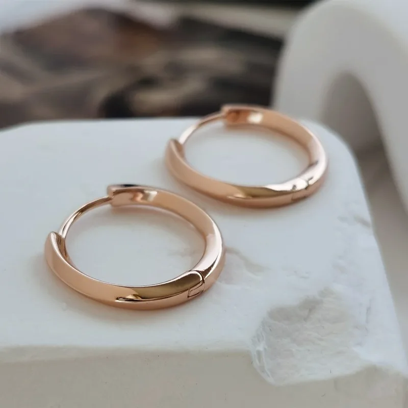 

Мужские и женские серьги S925 Mobius Ring Tremella серьги с застежкой, простые трендовые серьги