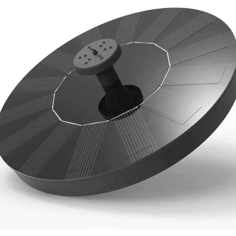 For Garden Decoration 1.4W Outdoor Solar Fountain Suitable for Garden Pond Solar Fountain Pump Kit with 4 Nozzles