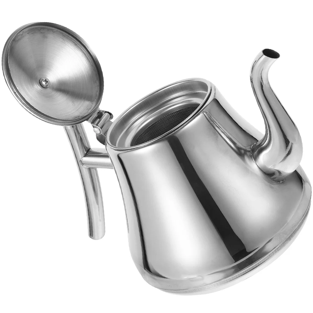 

Stainless Steel Tea Kettle Large Volume Corrosion Resistant Hot Cold Water Jug for Home Kitchen Restaurant Tea Strainer