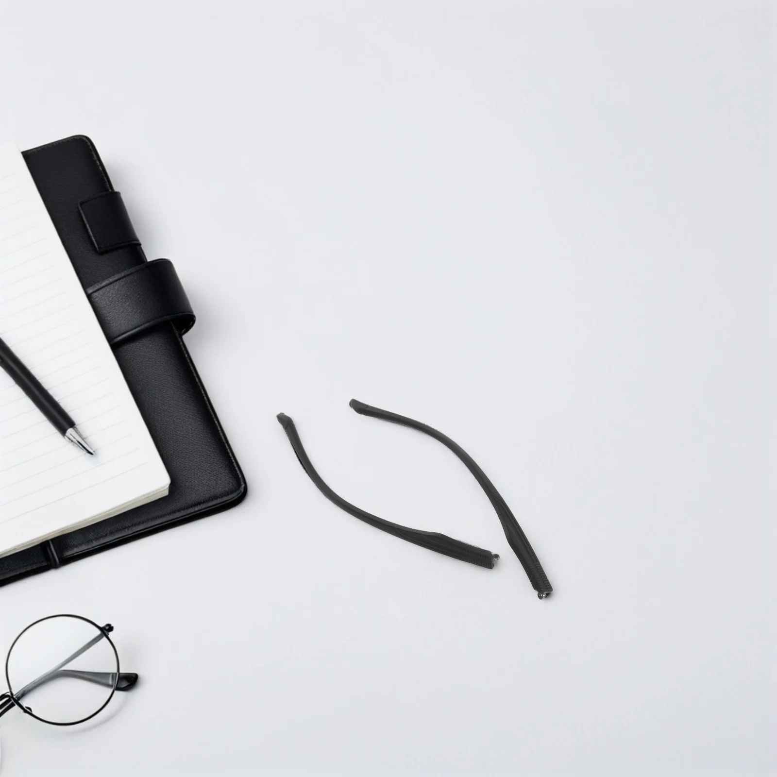 Рисунок 2 - 1 пара 6,5 мм, черные сменные дужки для очков