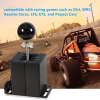 USB Simulator Shifter For Logitech G29 G27 G25 G920 T300RS/GT Steering Wheel H Gear Shifter For ETS2 WRC PC Sim Racing Games