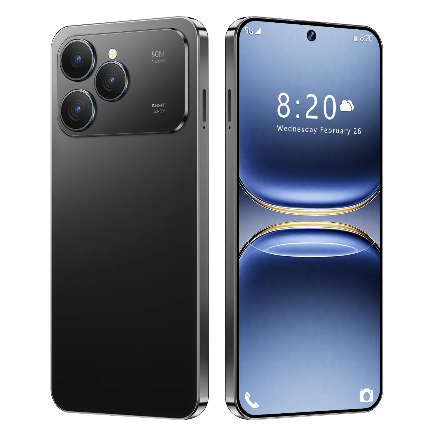 2025 New 5G Smartphone Spark 40 Pro 16G+1TB 120Hz OLED 78MP Front 108MP Rear Camera Android LTE CDMA French Spanish