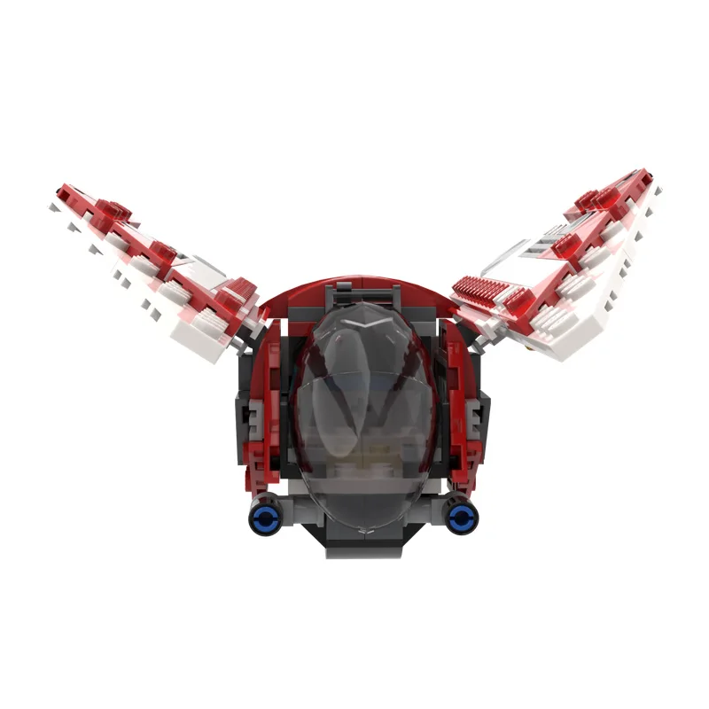 156개 스타 스커플 타이 스트라이커 MOC 맞춤형 모듈식 블록 디자인 창의적 디자인 인기 DIY 조립 장난감 선물