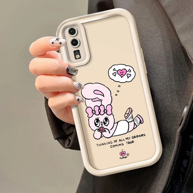 for Huawei MATE 10SE NOVA Y70S enjoy P50 PRO P30 P40 LITE P20 soft Lovely shockproof cute girl phone case Casing