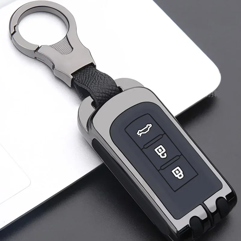 

Car Key Case Cover Holder Shell For Mitsubishi Outlander ASX Xpander Triton Pajero LANCER Sport Eclipse Cross L200 Accessories