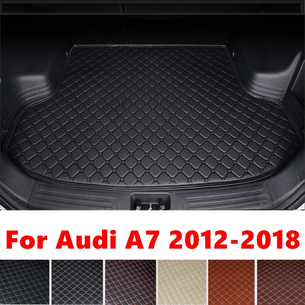 

Коврик в багажник автомобиля для AUDI A7 2018 2017 2016 15-2012, задний багажник, защитный чехол, аксессуары для интерьера, хвостовой лоток для багажника, коврик для багажа