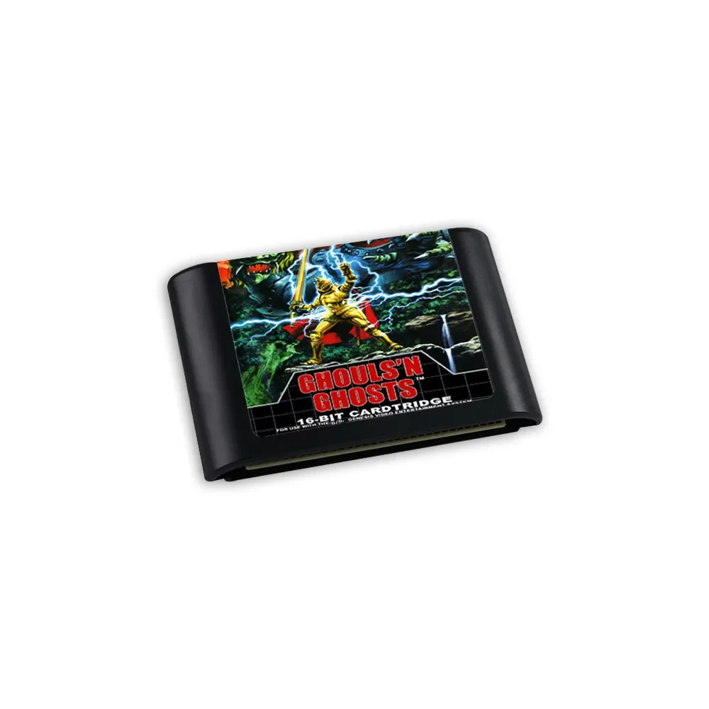 

Игровые картриджи Ghouls 'N Ghosts для SEGA Mega Drive Genesis, версии EUR, JAP, US, с коробкой и инструкцией.