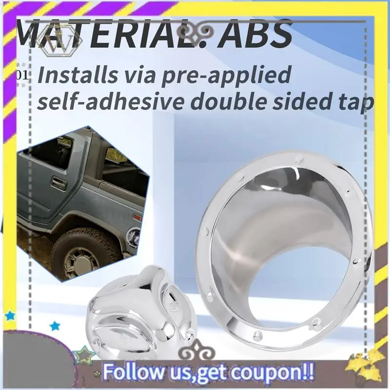 

ABXV-Car Gas Tank Cover Fuel Door Bezel Cap Moulding Trim For Hummer H2 2003-2009