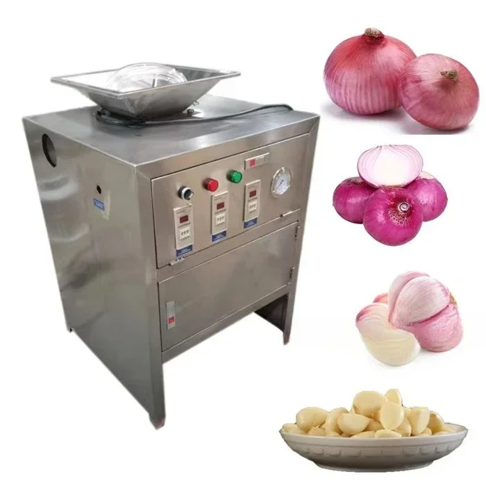 Automatic Commercial Garlic Peeling Machine Organic Garlic Processor 95% Peel Rate Industrial Garlic Skin