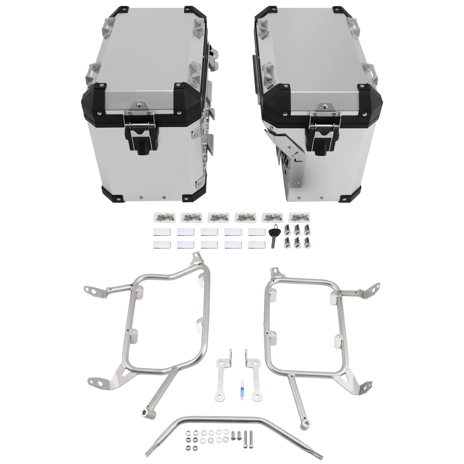 Motorcycle Saddlebags Pannier Luggage Side Case Mount Bracket For BMW R1250GS 2019-2024 R1200GS 2013-2018