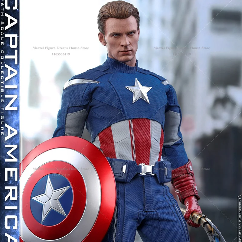 HOTTOYS MMS563 1/6 Scale Marvel The Avengers Captain America Honey Peach 2012 Edition 12-inch Full Set Action Figure Soldier