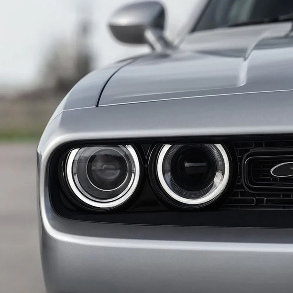 

Автомобильные передние фонари для Dodge Challenger 2015-2019, фары в сборе, авто светодиодная замена для поврежденных линз проектора, аксессуары