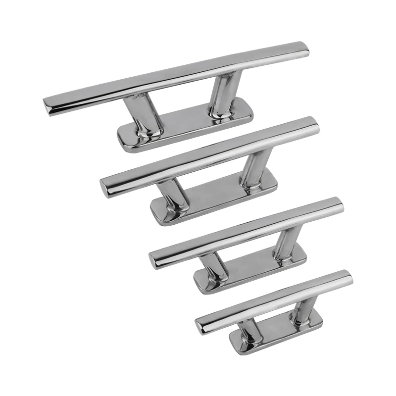 Boat Accessories Dock Cleat 316 Stainless Steel Boat Mooring Bollard Cleat 6/8/10/12 Inch for Marine Yacht