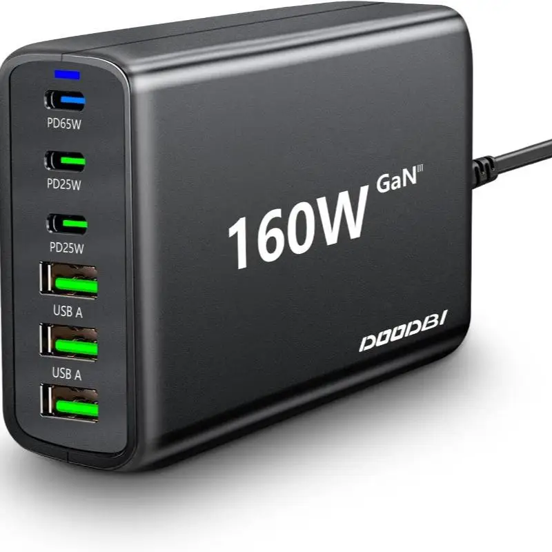 160W 6-Port Usb C C…