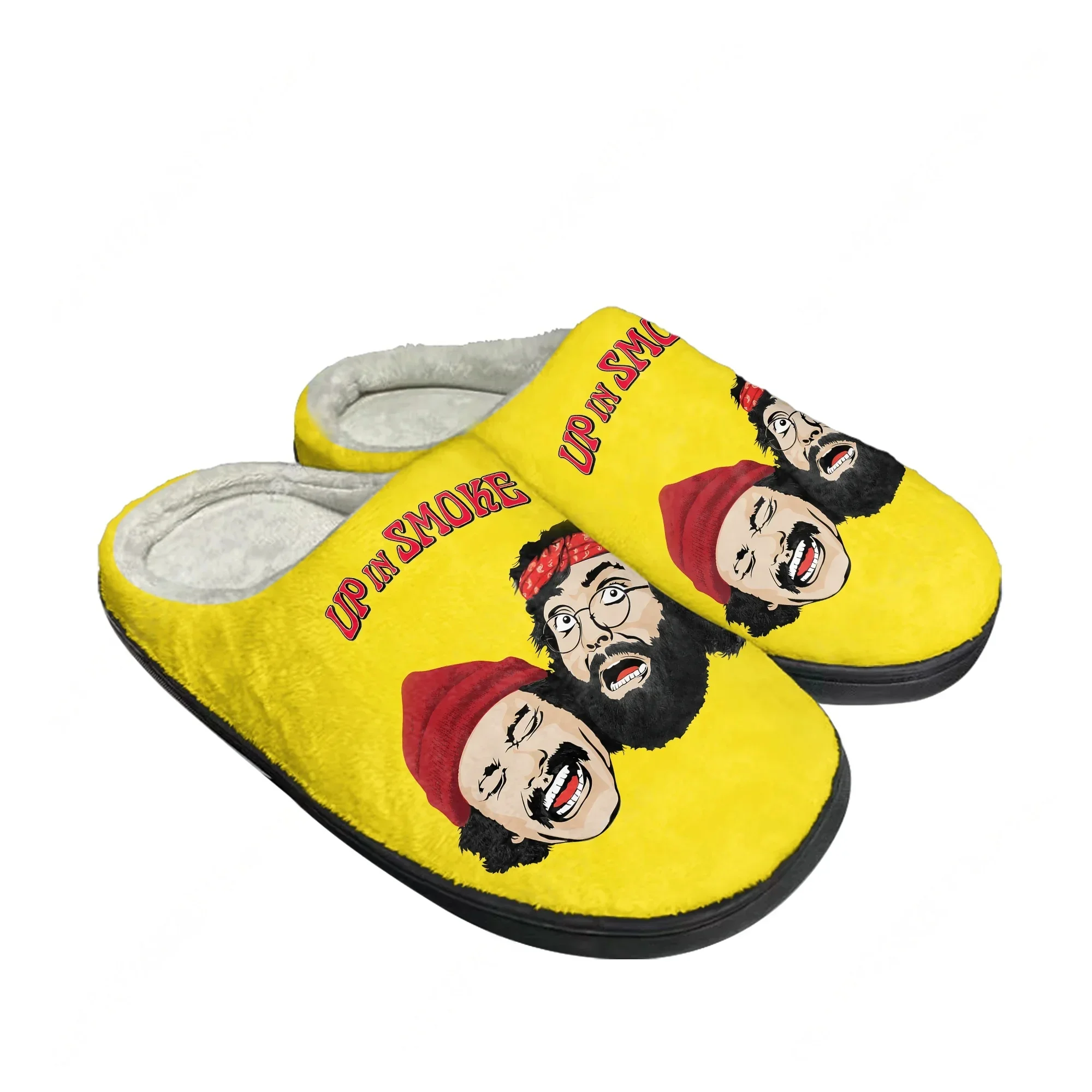 Up in Smoke Cotton Shoe Family Slipper Men Women Teenagers High Quality Fashion Plush Indoor Casual Warm Shoe Customized Slipper