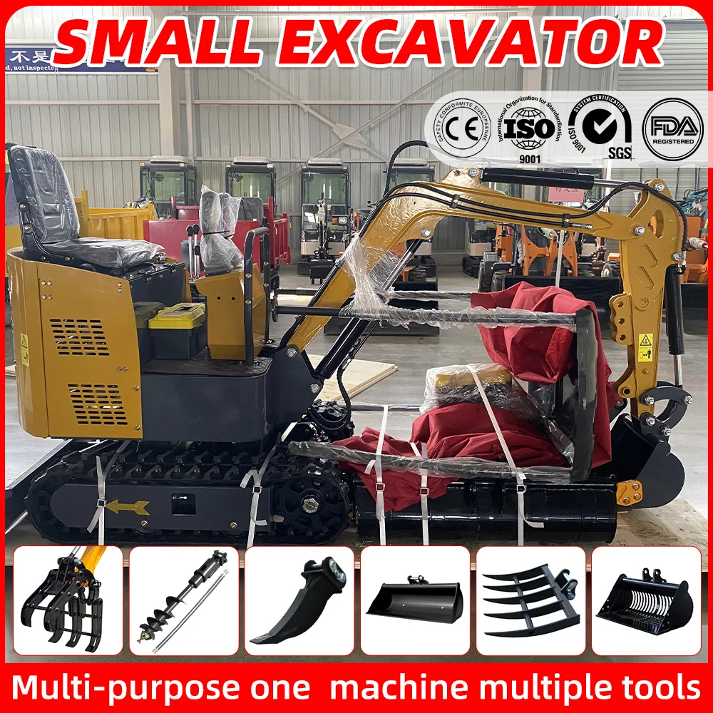

Мини-экскаватор для сада, гидравлический гусеничный экскаватор, совместимый с CE EPA Euro 5, бесплатная доставка, небольшой экскаватор, простой в эксплуатации
