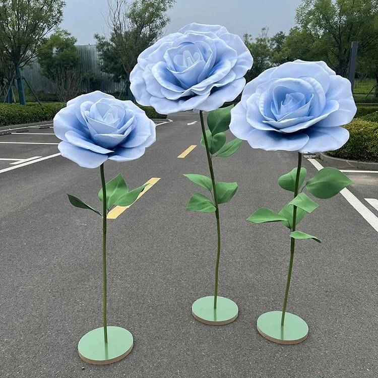 Set of 3 Decoration MariageGiant Rose FoamFlowerWeddingRoadLead BigRose Birthday Party Event Home Decor Window Exquisite Display