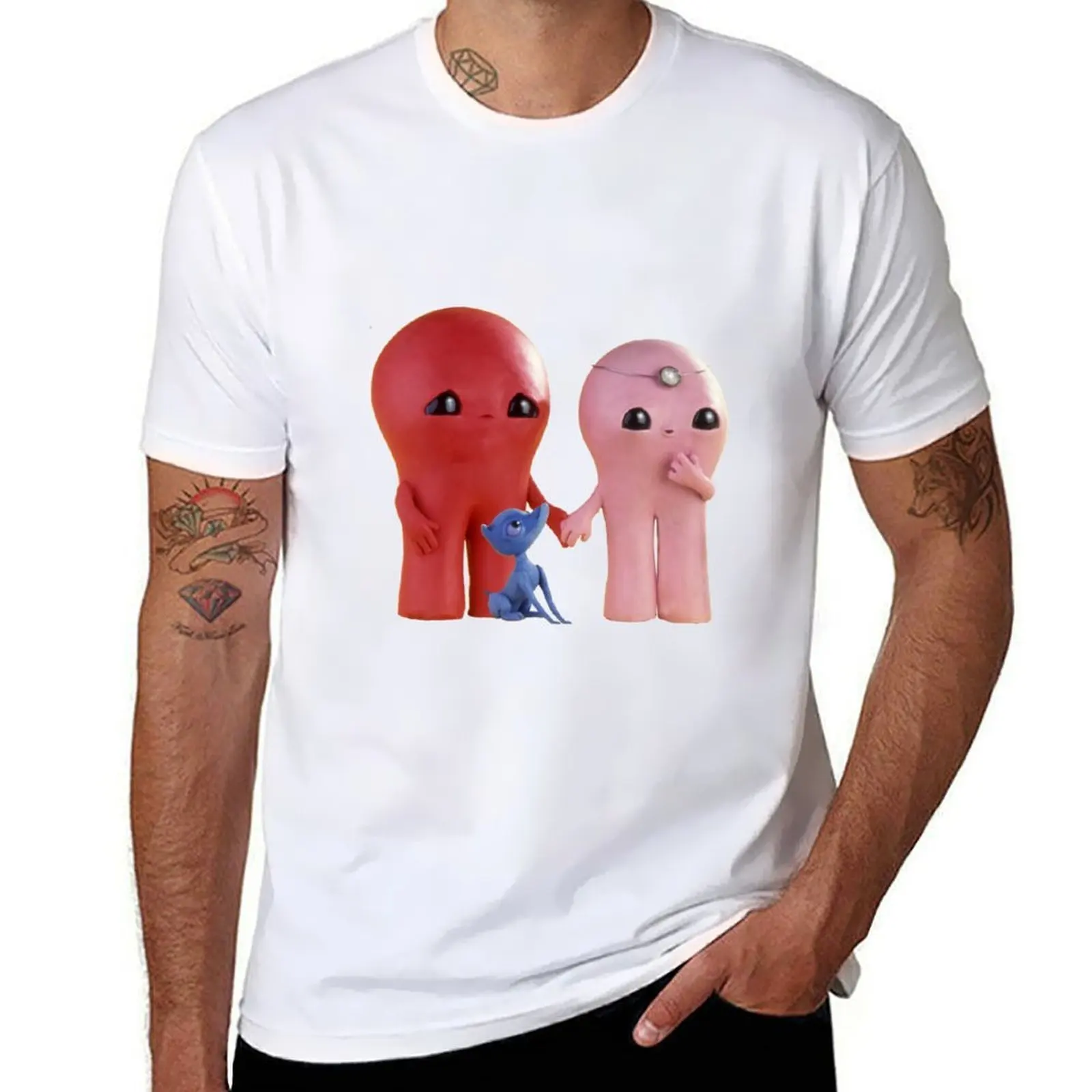 

Plasmo, Parsty and Niknik T-Shirt t shirt custom print t shirt man cotton T-Shirt