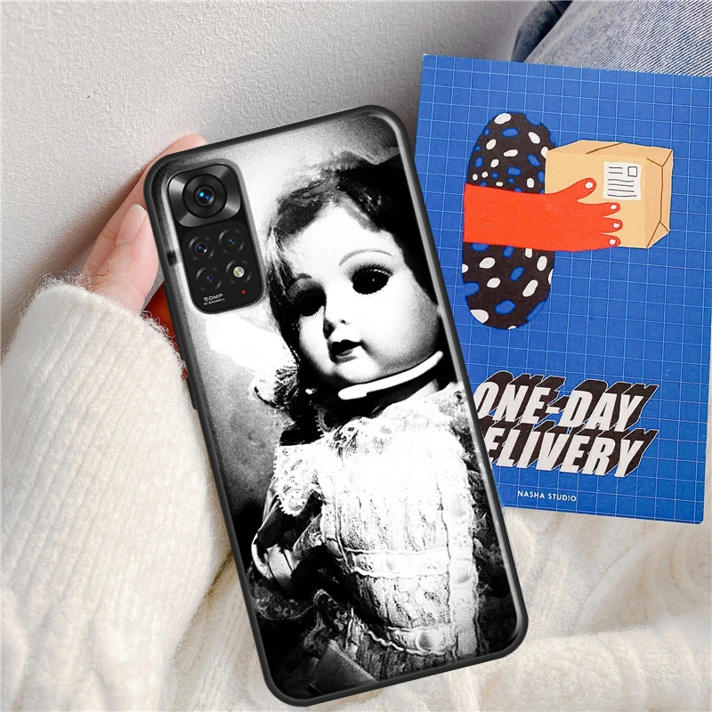 Creepy Dolls Cover For Redmi 9 10 10C 9A 9C 9T K40 K50 Gaming Case For Redmi Note 9 10 11 Pro 10S 11S