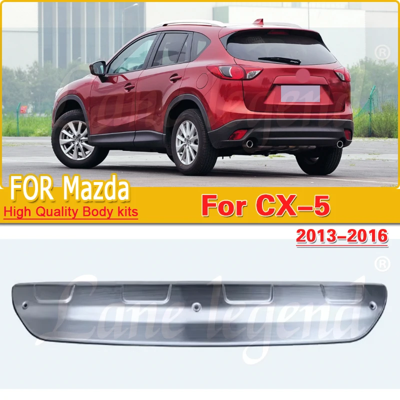 

For Mazda CX5 CX-5 2013-2016 Rear Diffuser Spoiler Lip Accessories Auto Exterior Parts Rear Lip Spoiler Body Kit Protection