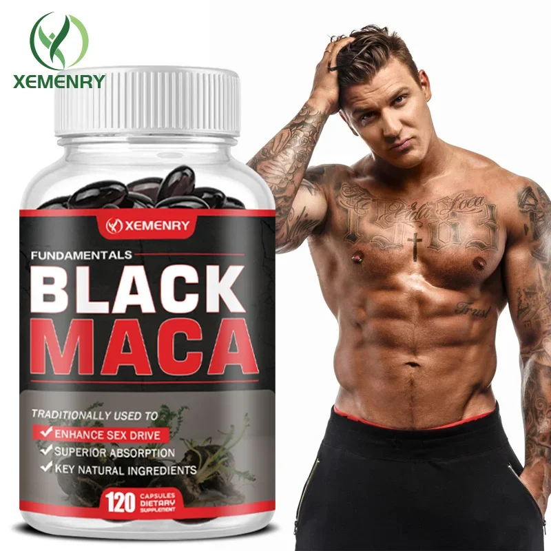 Men\'s Supplement Black Maca Extract - Natural, organically derived and chemical-free ingredients