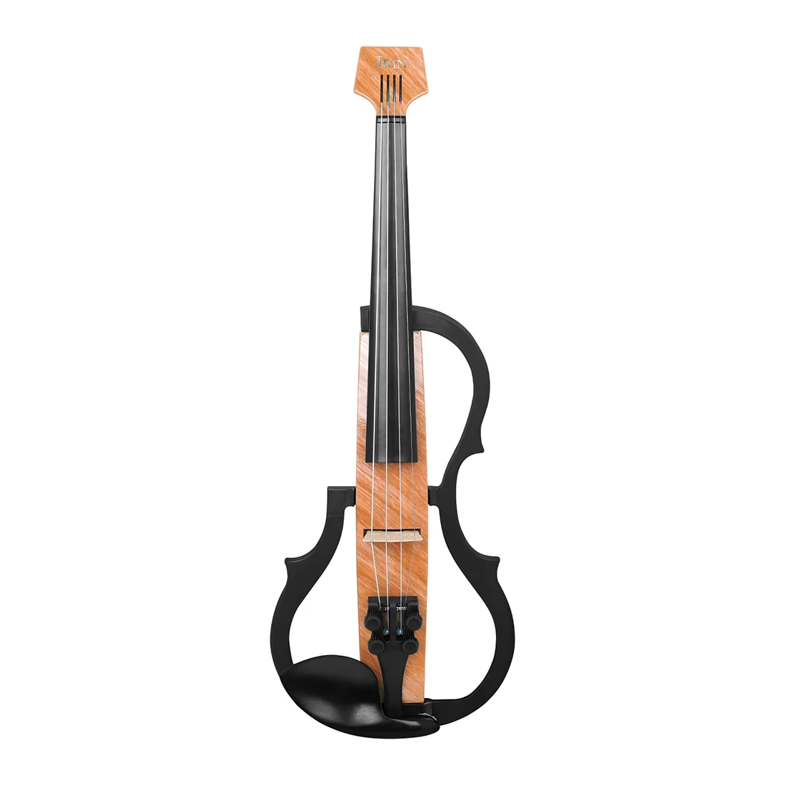 IRIN 4/4 Electric Violin String Instrument for Practice Carbon Fiber Professional Electric Violin With Shoulder Rests Headphones