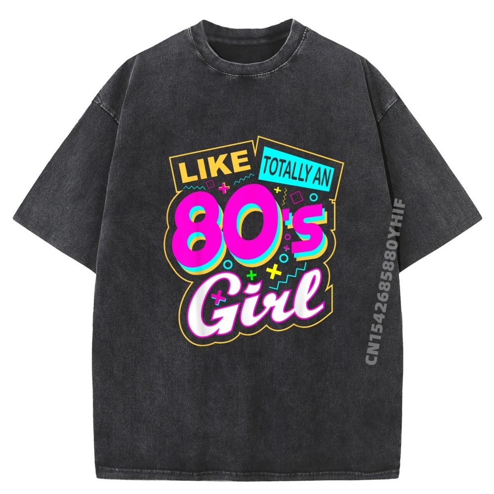 

Cool 80 Girl Fashion Throwback Culture Party Lover New T Shirt White T Shirt Mens Washed Shirt Vintage Funky Tops