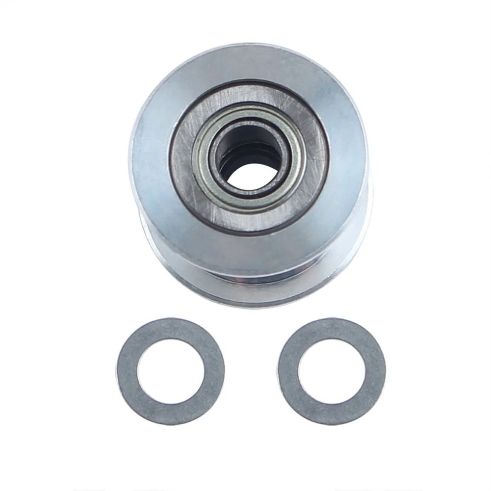 Stainless Steel Smooth Idler Pulley With Dual Bearing Low Noise For Bambu P2s 3D Parts Replacement  For Test Tool Accessory