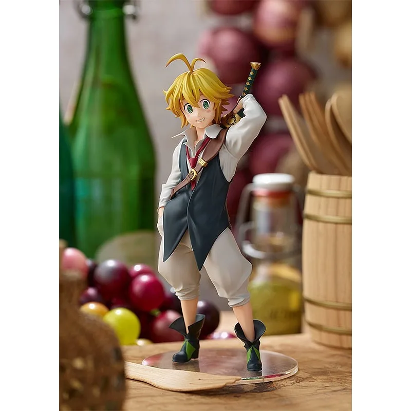 Good Smile Genuine POP UP PARADE The Seven Deadly Sins Anime Figure Meliodas Ban Escanor Action Toys Kids Gift Collectible Model