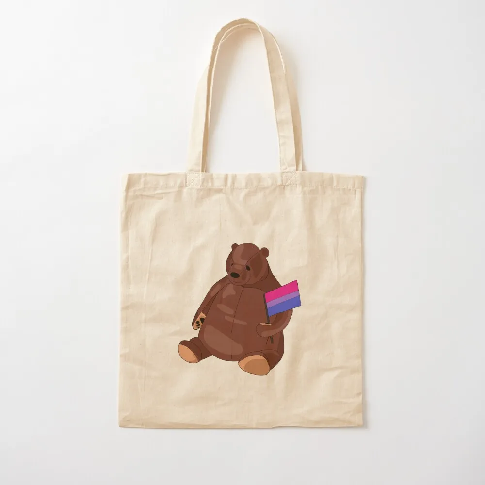 

bisexual pride Tote Bag Canvas bag for women canvas university foldable reusable Canvas