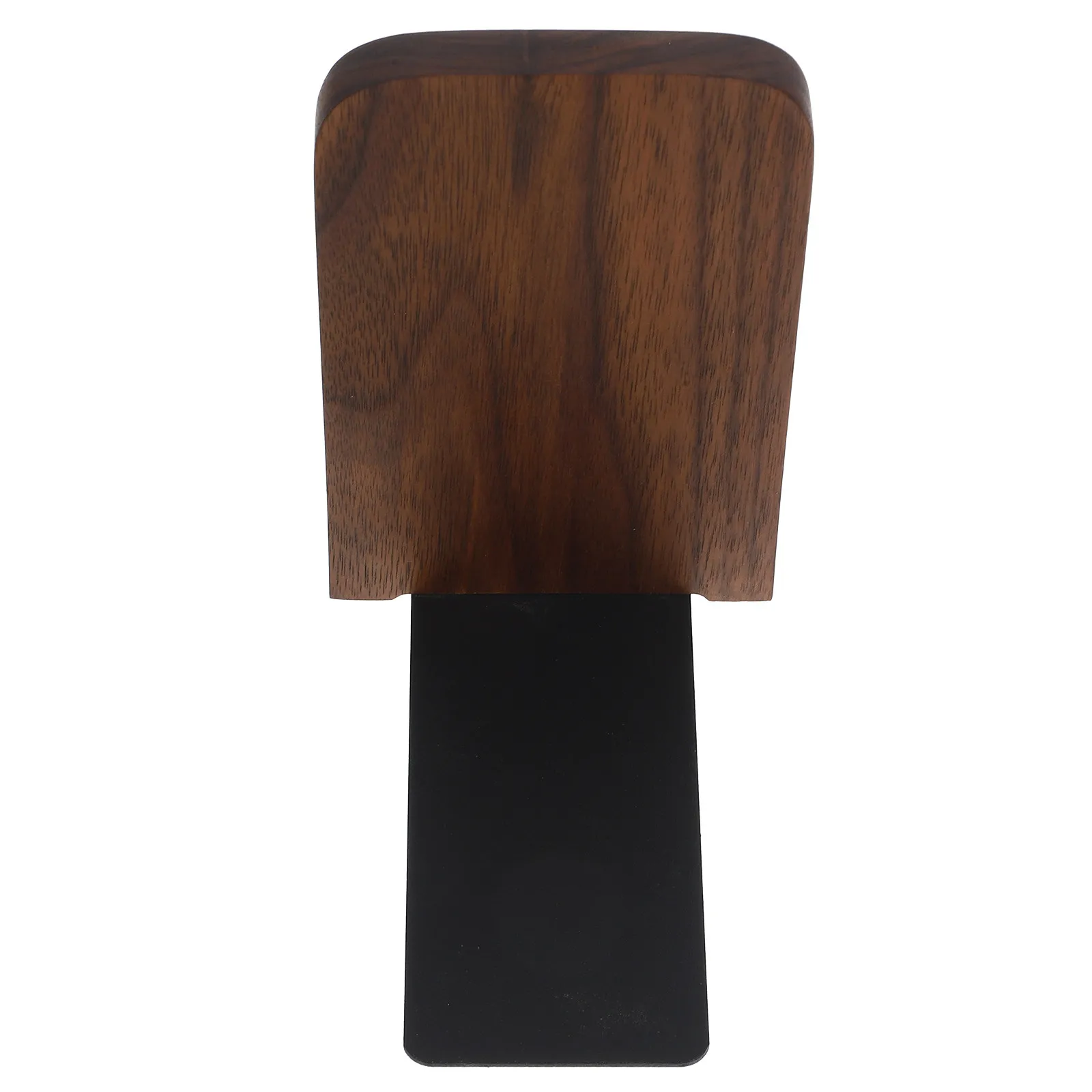 

Декоративная подставка для книг с деревянным основанием и прочной железной опорой, идеально подходит для кабинета, офиса, чтения и организации книжной полки.