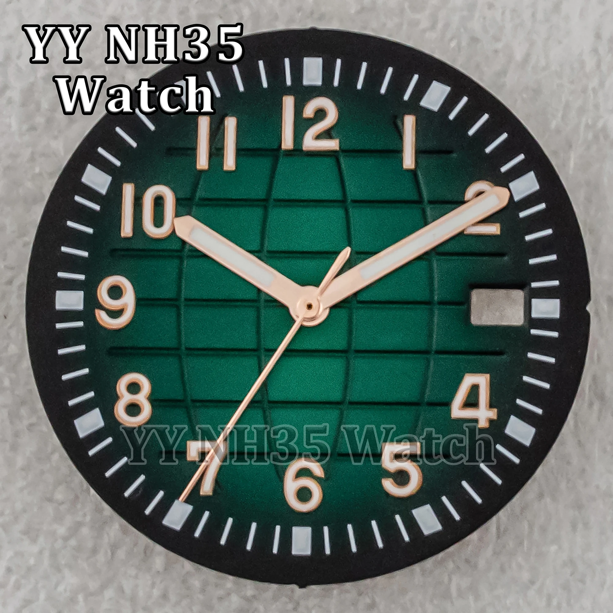 

NH35 Dial Luminous Watch Dial Hands for Mod AQUANAUT Nautilus Watch Accessories Watch Face Needles fit NH35 Automatic Movement