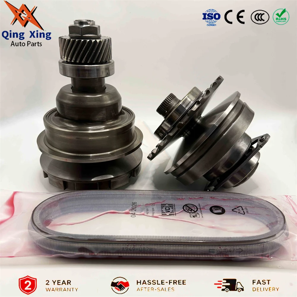 Genuine JF011 JF011E RE0F10A Continuously Variable Transmission Pulley Assembly with Chain 901066 901047 For Nissan Mitsubishi
