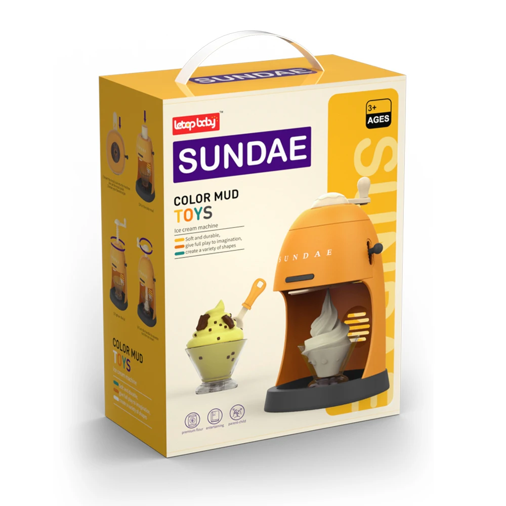 เด็กเครื่องไอศกรีมดินครัวเล่น Clay Dumpling แม่พิมพ์ในร่ม Interactive ทําอาหารชุดของเล่นของขวัญวันเกิด