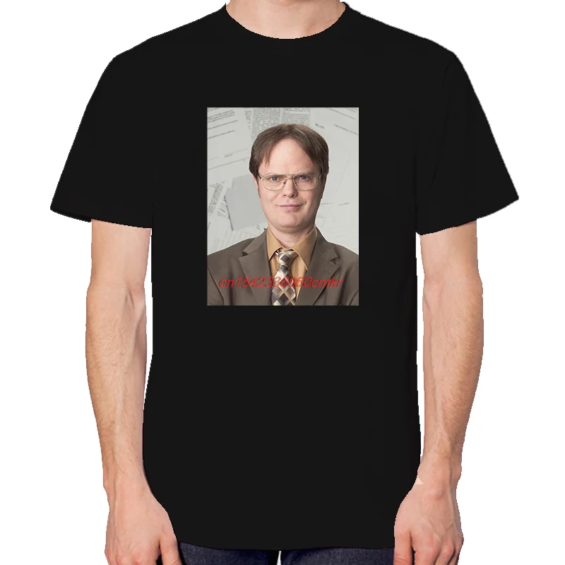 Summer Fashion Tees Tops Dwight Schrute The Office Tribute Graphic T Shirts Cotton New Shirts And T-Shirts Unisex Print T Shirt